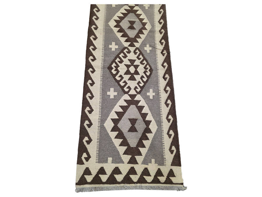 4 Meter Afghan Natural Kilim Runner 390 x 80 CM