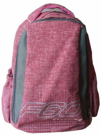 Macaroni Pink and Grey Laureate Student Backpack