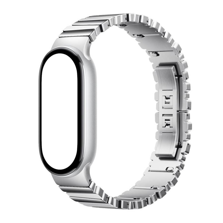 Xiaomi Smart Band 10 Asymmetrical Metal Strap &#x2013; Silver