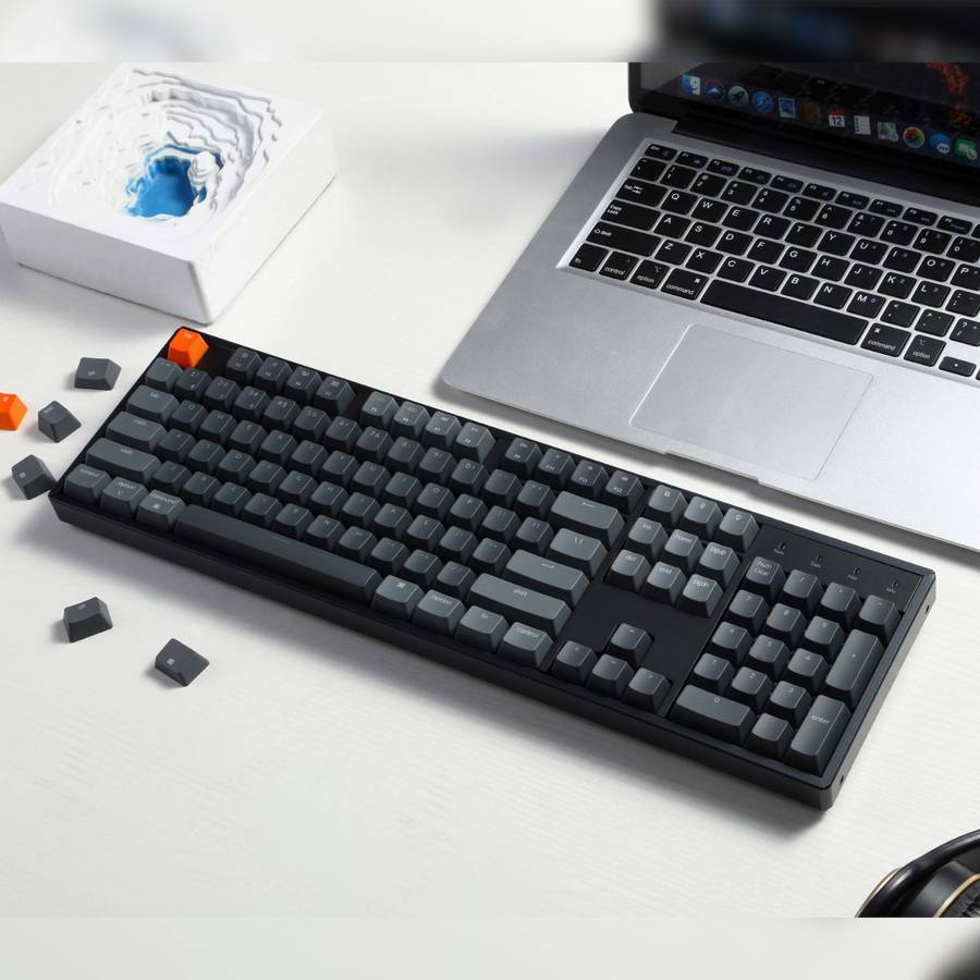 Keychron K10 QMK Full-size RGB Wireless Custom Mechanical Keyboard V.2 (Super RED Switch) &#x2013...