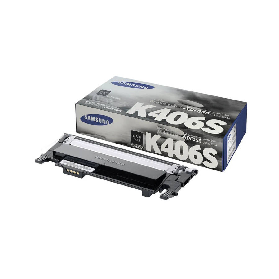 Samsung 406S Original Toner Cartridges - Black - CLT-K406S