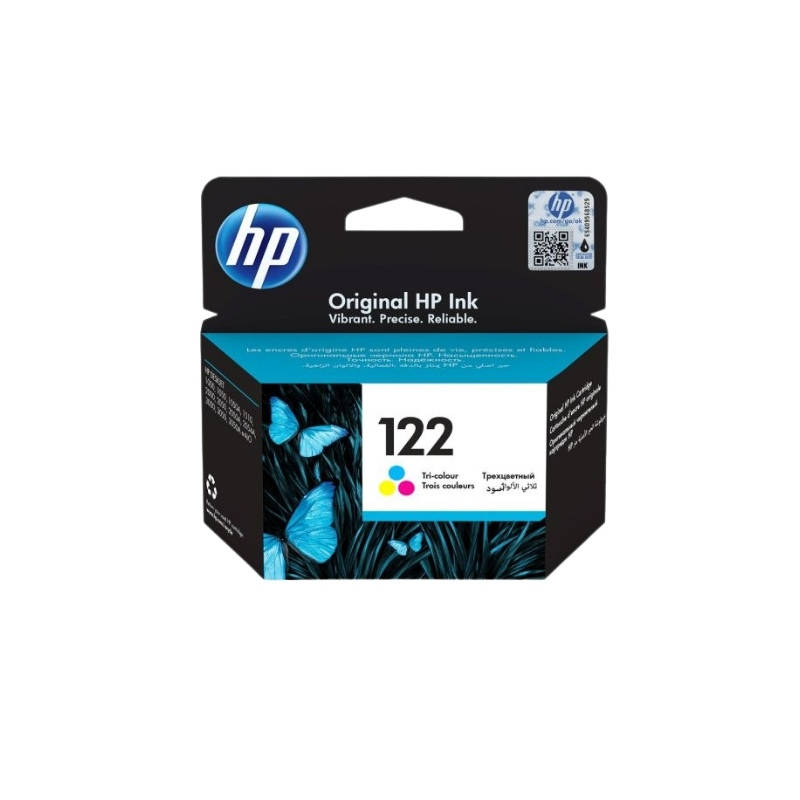 Original HP 122 Tri-Colour Printer Ink Cartridge Single-pack