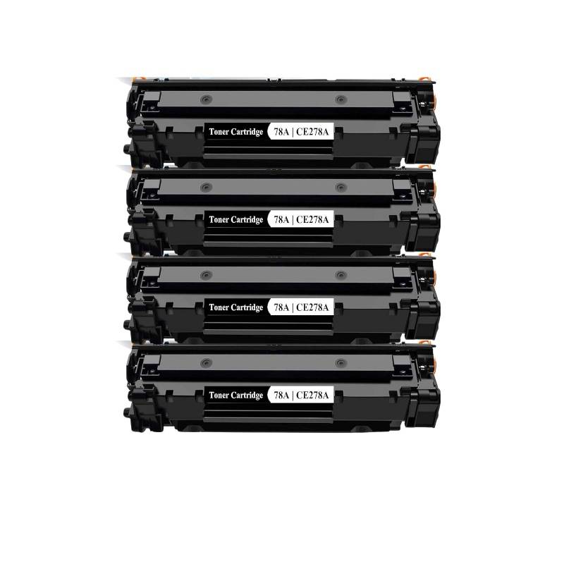 Compatible HP 278A/728A Toner Cartridge Black Combo X4