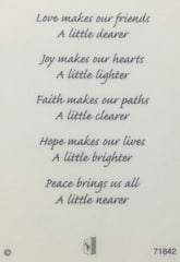 Catholic Footprints Holy Card - 3.40g