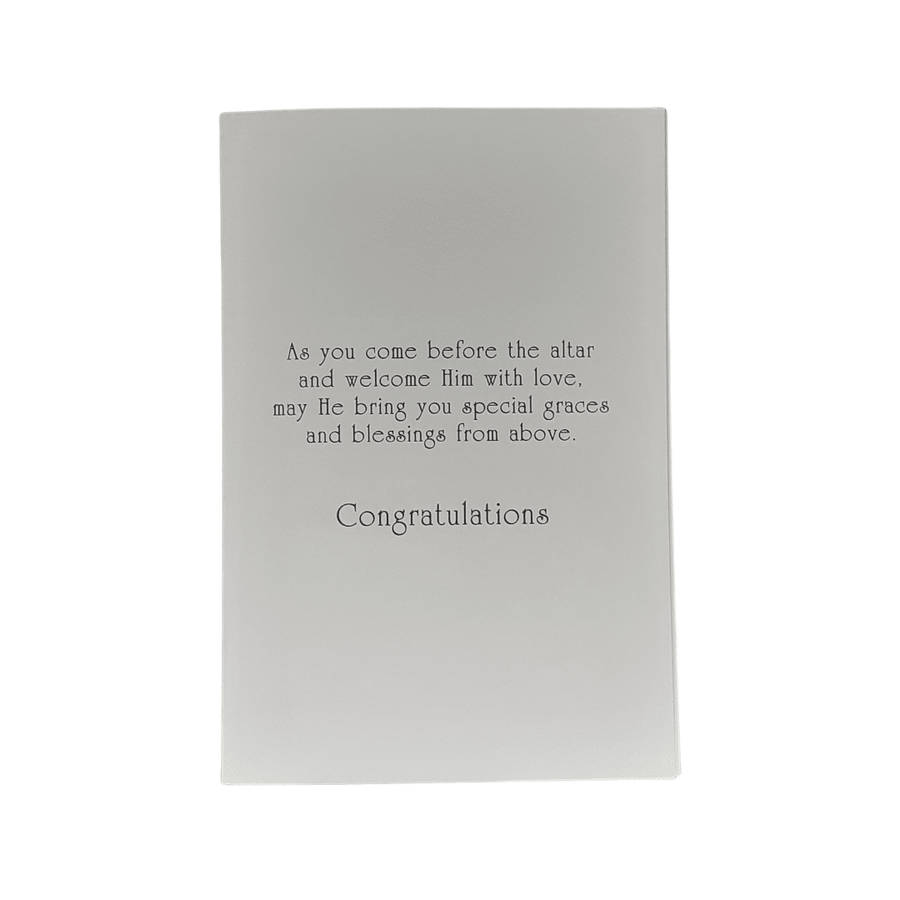 Detailed First Holy Communion Card