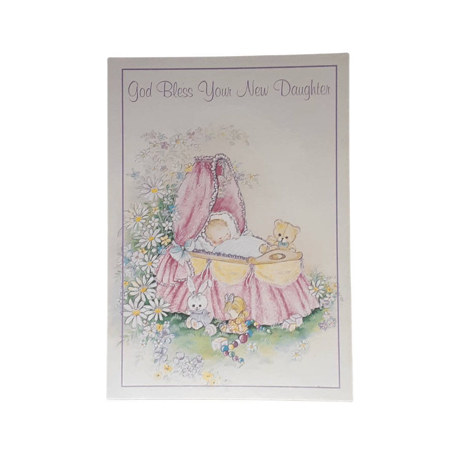 God Bless Your New Daughter Card