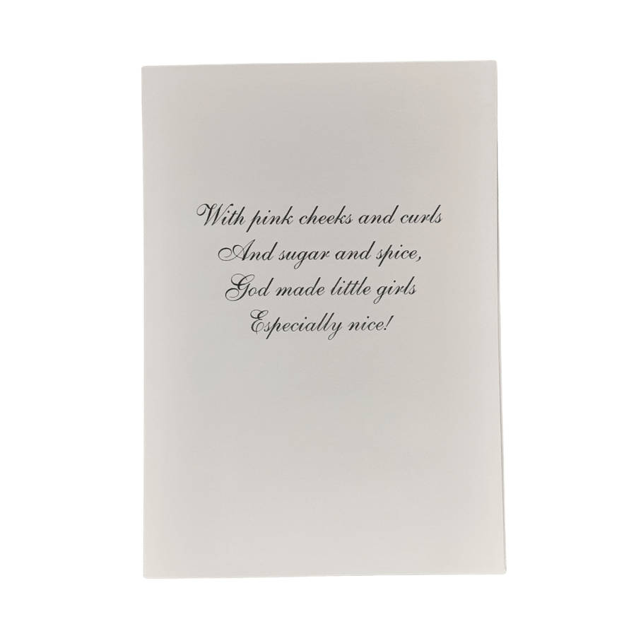 God Bless Your New Daughter Card