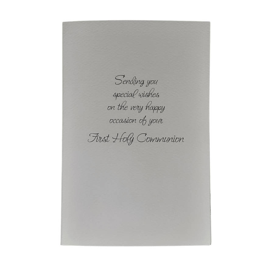First Holy Communion Card For Boy