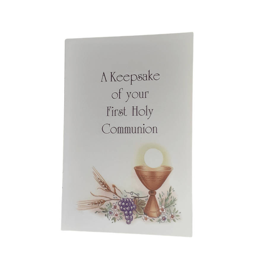 Girl's First Holy Communion Keepsake Card