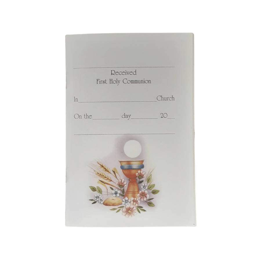 Girl's First Holy Communion Keepsake Card