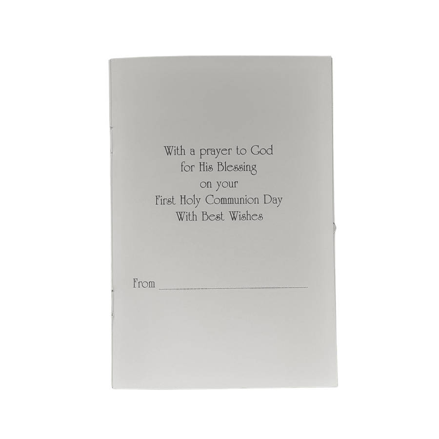 Girl's First Holy Communion Keepsake Card