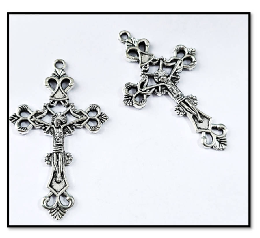 4cm Silver Loretta Crucifix