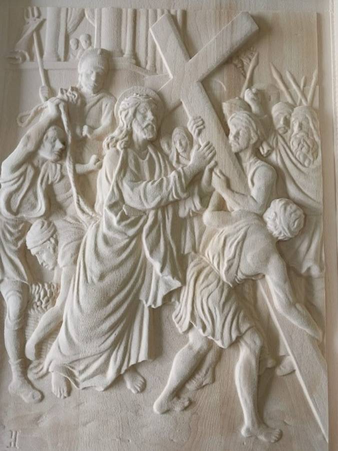 58cm Engraved Stations of the Cross - Set of 14