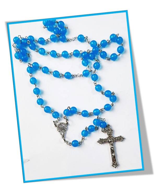 Sky blue Rosary