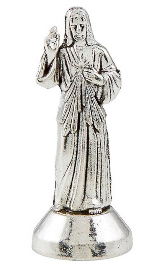 Divine Mercy Metal Magnet/Statue - 5cm