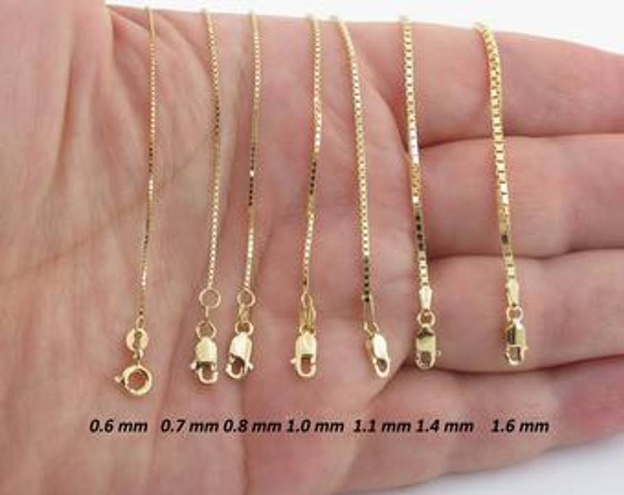 18kt Gold Filled 60cm Box Chain