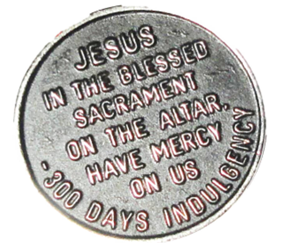 Sacred Heart of Jesus - 300 days Indulgence Medal