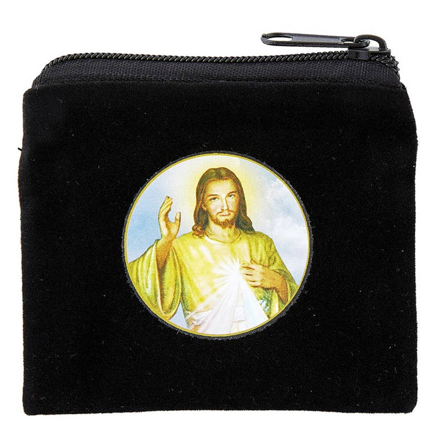 Divine Mercy Rosary Zipper Bag