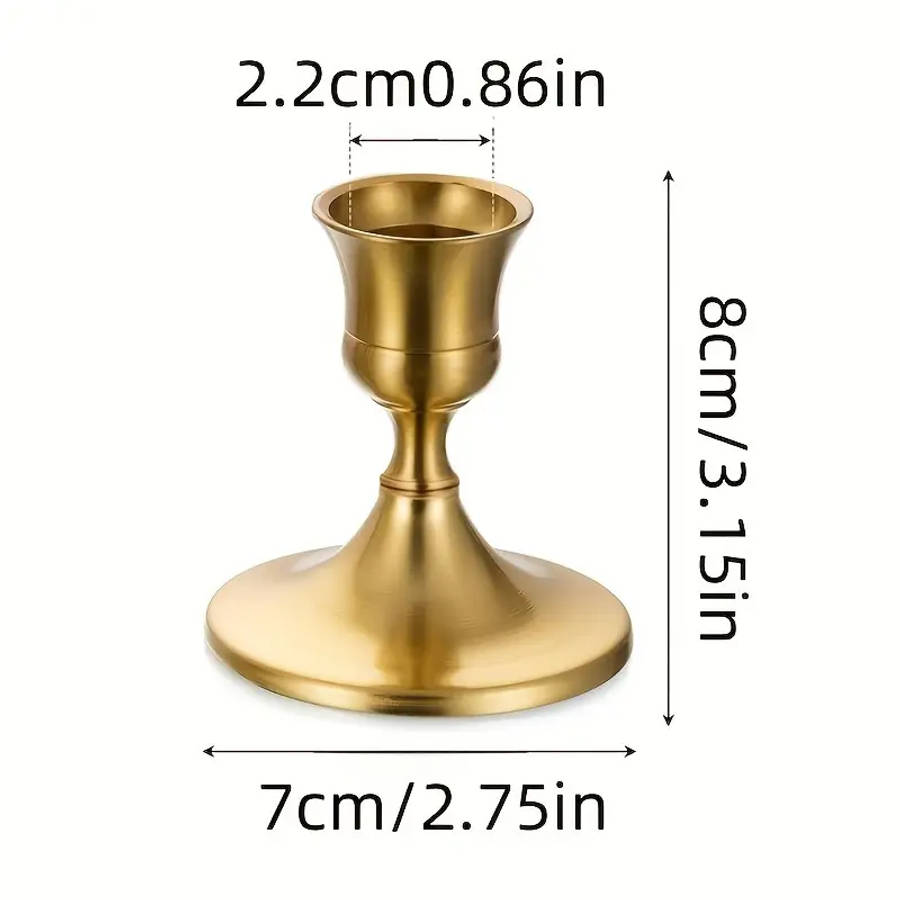 7cm Golden Candle holder
