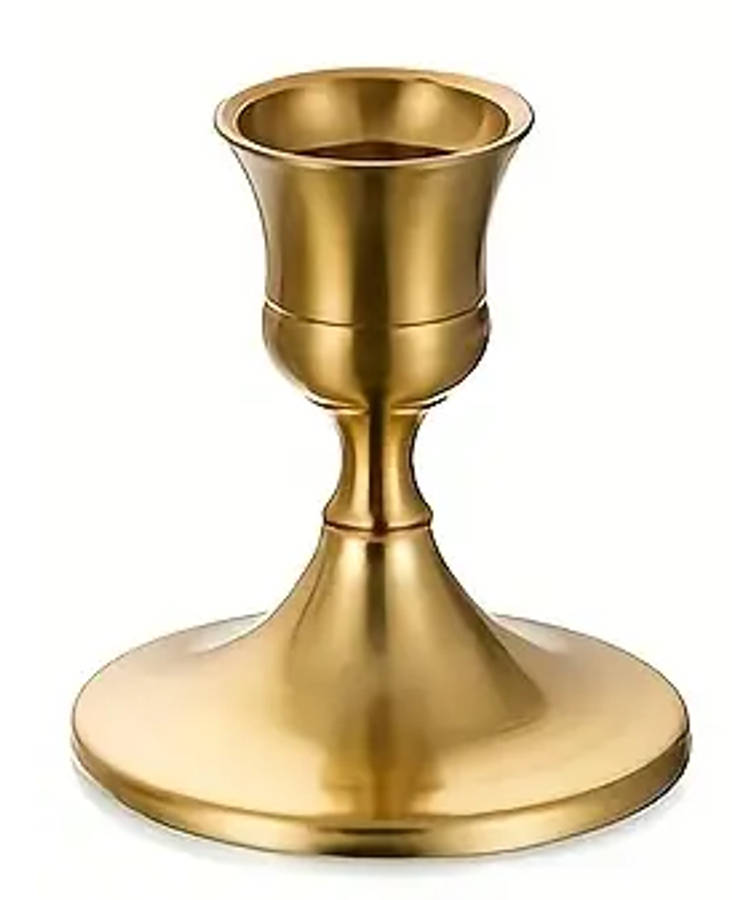 7cm Golden Candle holder