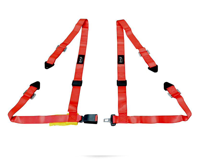Evo Red 4point Racing Seat Harness