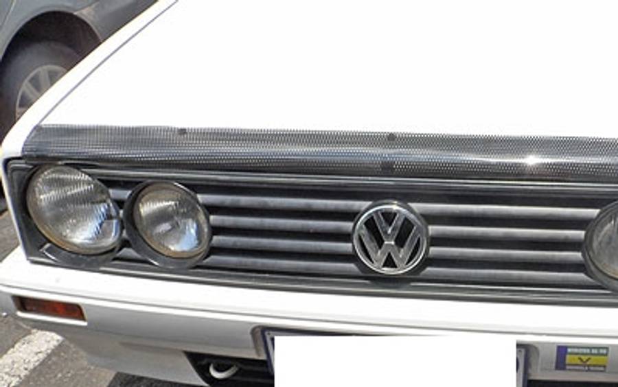 VW Golf 1 Carbon look bonnet shield