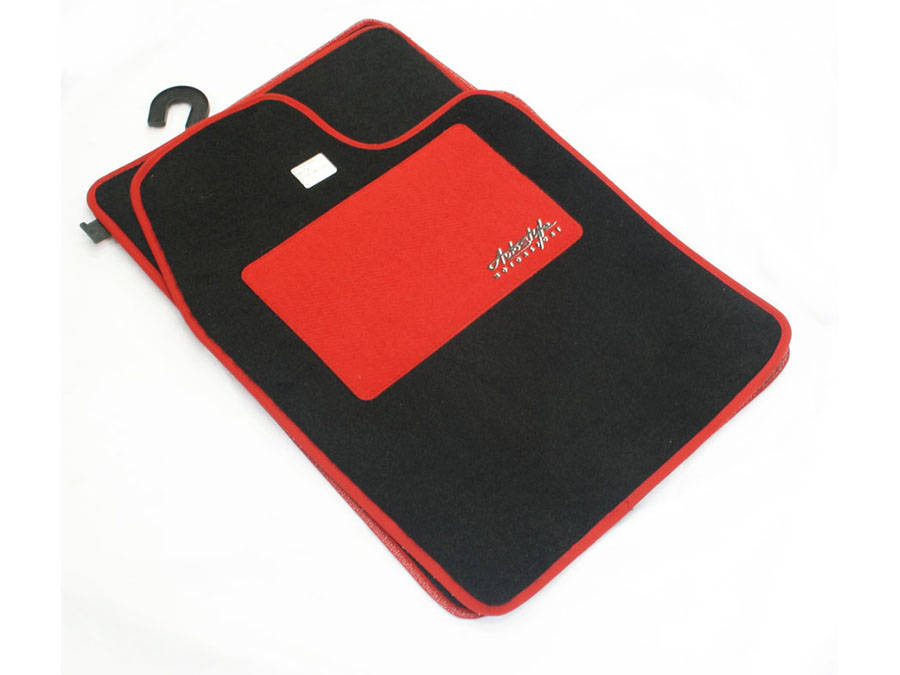Autostyle Red Padded Car Mats (set of 4)