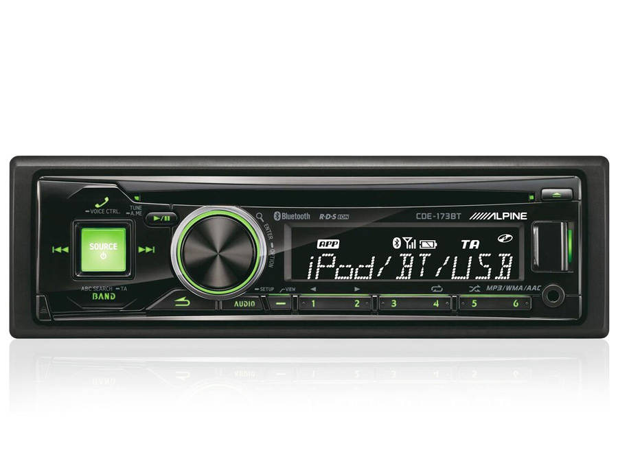 Alpine CDE-173BT -Mp3 Cd/USB Front Loader with USB