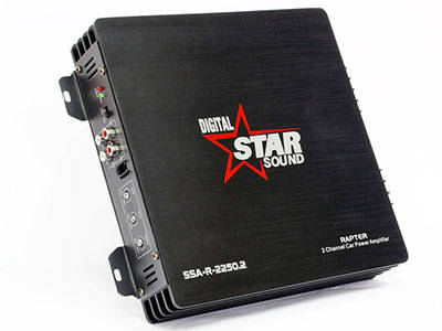 Starsound Digital Raptor 2250w 2channel Amplifier - Starsound