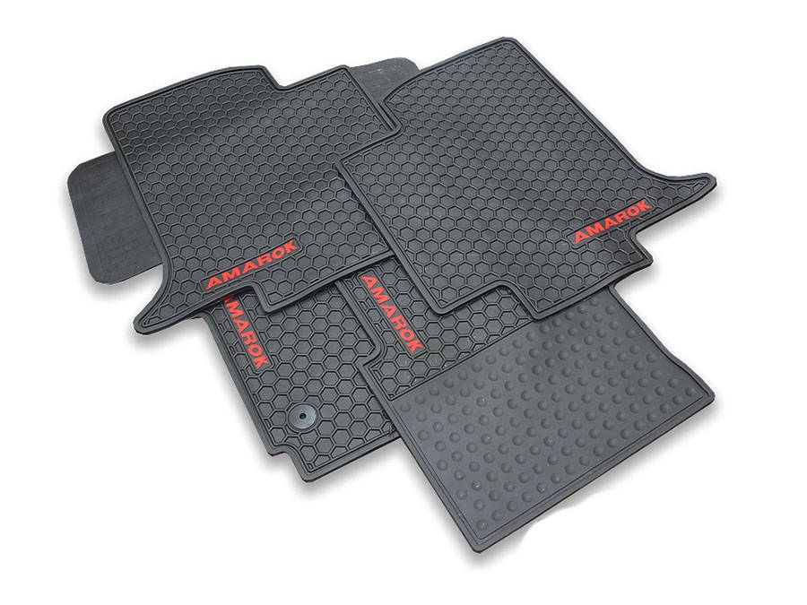 VW Amarok 2010+ Rubber Floormats (5pc set)