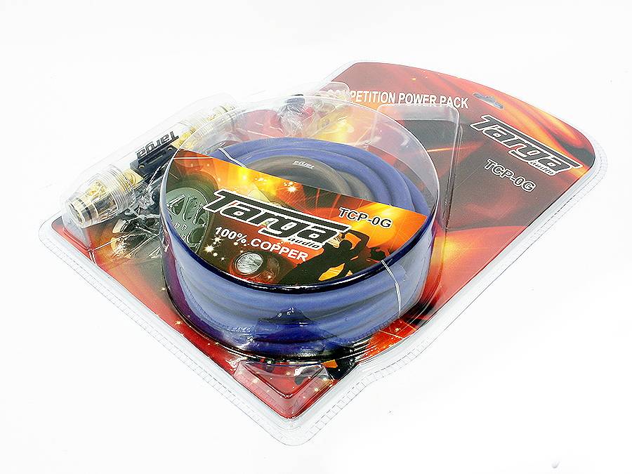 Targa 0gauge Full Copper Car Audio Wiring Kit - Targa