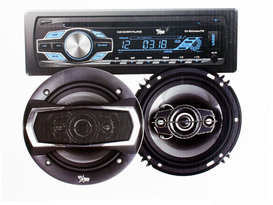 Starsound Mp3 Radio with 6x9" Speakers & 6" Midrange Combo