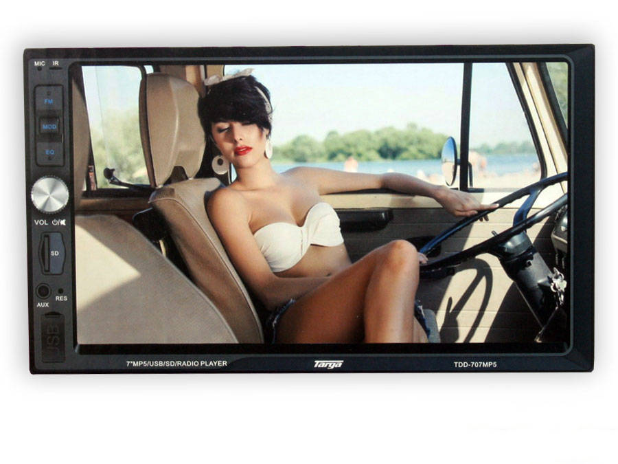 Targa TDD-707MP5 Double Din Touchscreen Media Player w/bluetooth - Targa