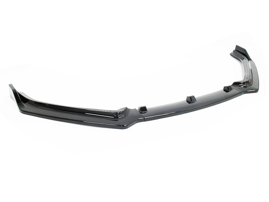 VW Polo 6R 3pc Gloss Black Lower Front Bumper Spoiler