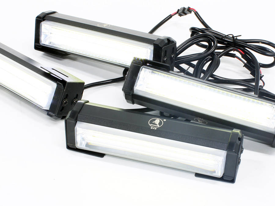 COB LED 4 Piece Emergency Strobe Light Kit (160x30mm)