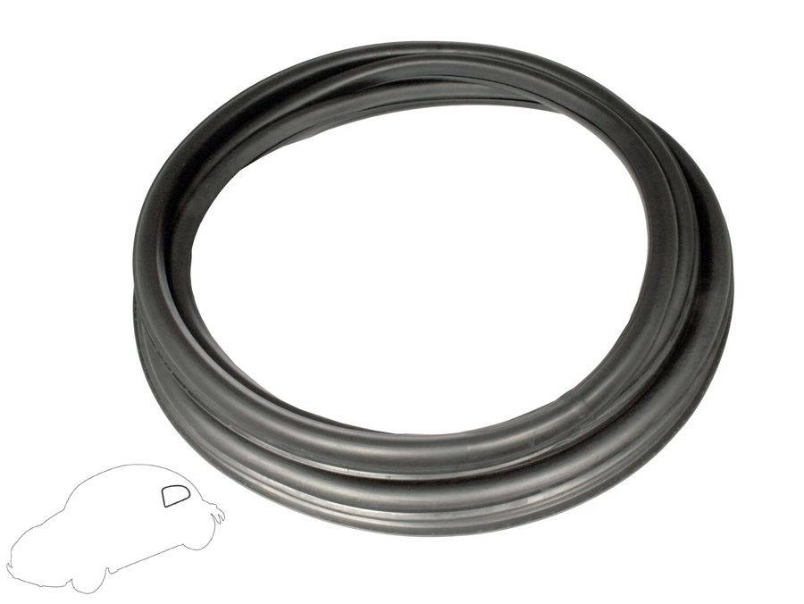 VW Classic Beetle Rear Quarter Window Seal Deluxe for Metal Trim Right