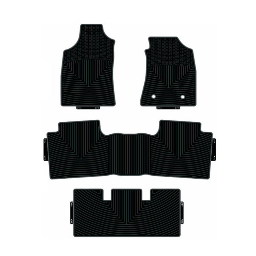 Rubber Floor Mats for Toyota Fortuner D4D 2007-2015 (4pc set)