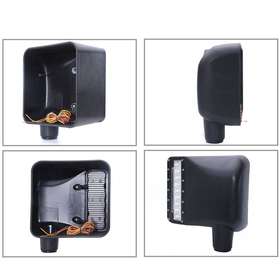 LED360 Door Mirror Covers with White &amp; Amber Lighting for Jeep Wrangler