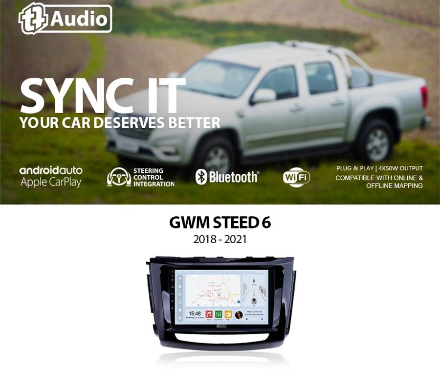 TT Audio 9" replacement radio FOR GWM STEED 6 (4G ULTRA)