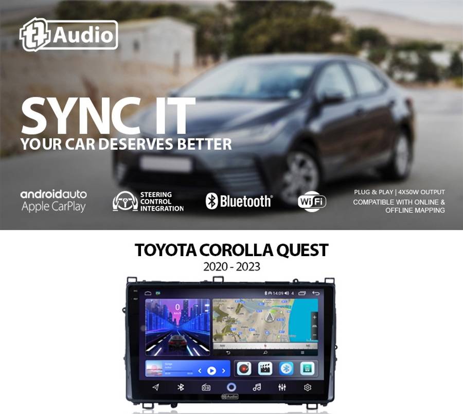 TT Audio 9" replacement radio for TOYOTA COROLLA 2014-2020 (ECO)