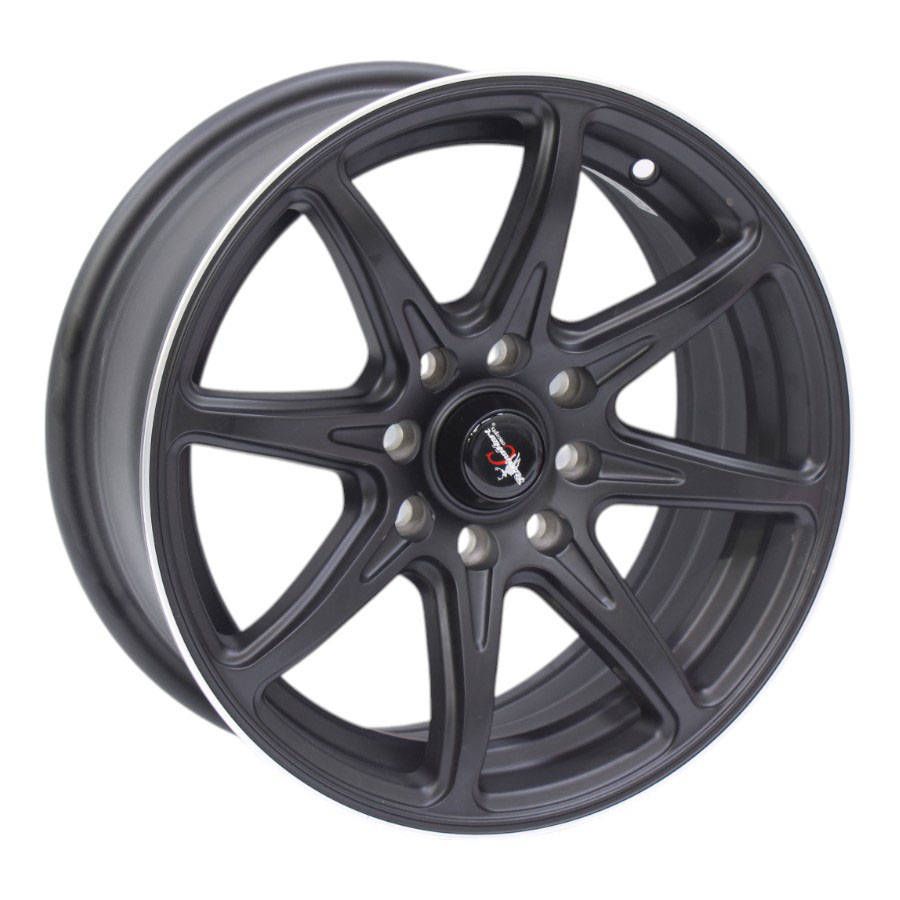 14" Racing Hart Echo 4/100 &amp; 4/108 Satin Black Alloy Wheels