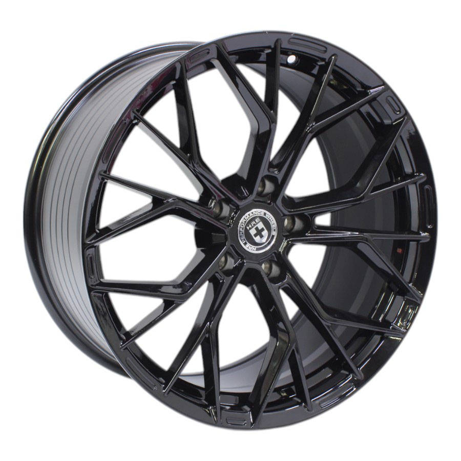 19" TTR TWC197 5/120 Staggered Gloss Black Alloy Wheels