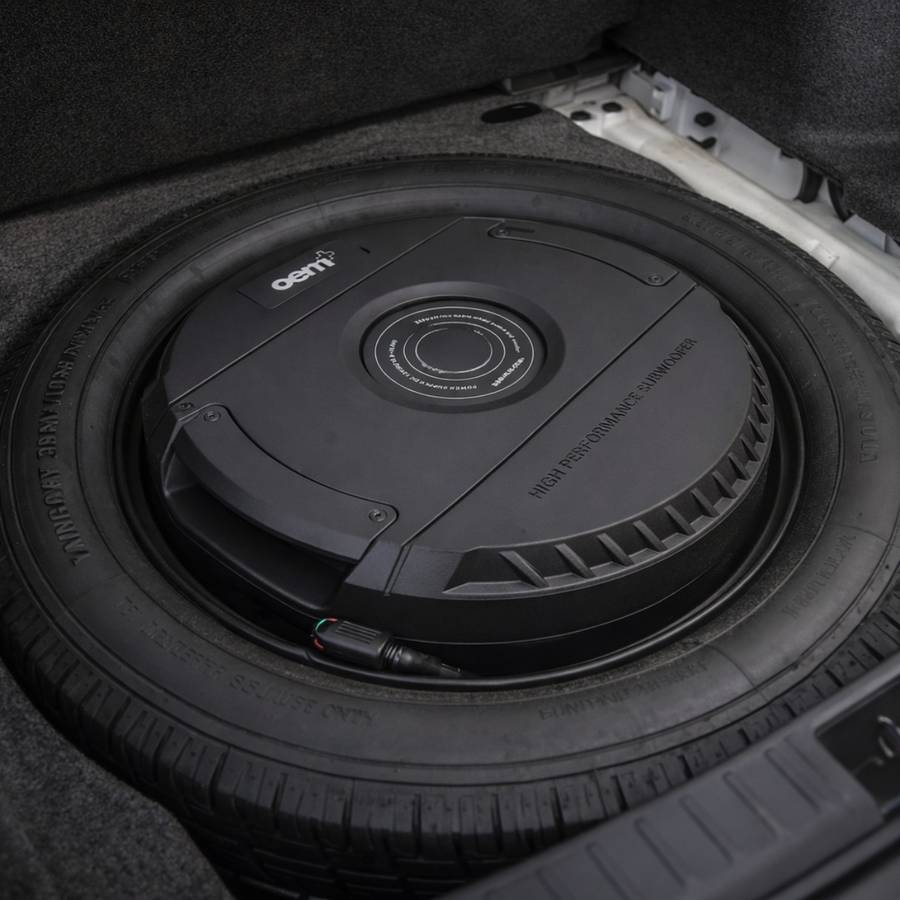 Starsound SSW-HUB-OEM 11 400w/200rms OEM Design Spare Wheel Subwoofer