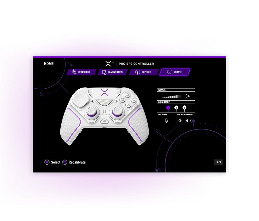 Wireless and wired connectivity options for the Victrix Pro BFG