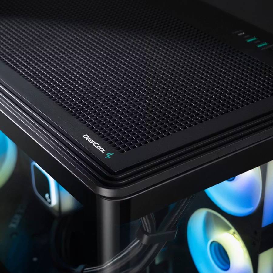 DEEPCOOL - CG590U 5F ATX ARGB Gaming Chassis - Black - DEEPCOOL - CG590U 5F ATX ARGB Gaming Chass...