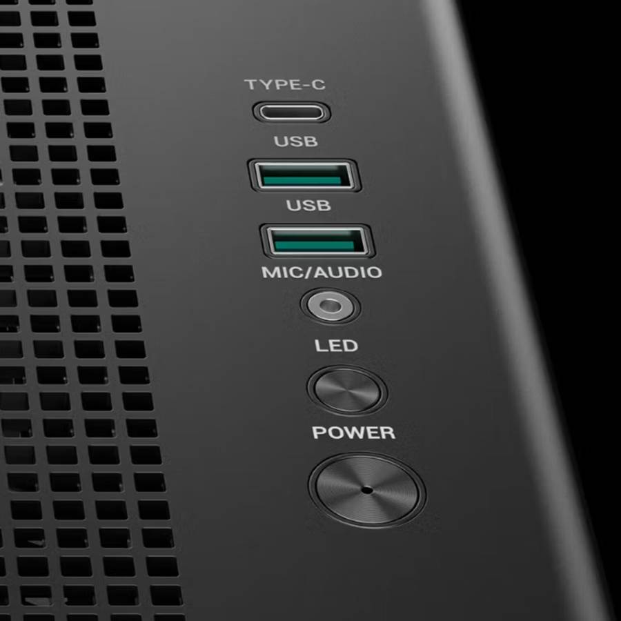 DEEPCOOL - CG590U 5F ATX ARGB Gaming Chassis - Black - DEEPCOOL - CG590U 5F ATX ARGB Gaming Chass...