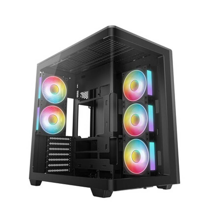 DEEPCOOL - CG590U 5F ATX ARGB Gaming Chassis - Black - DEEPCOOL - CG590U 5F ATX ARGB Gaming Chass...
