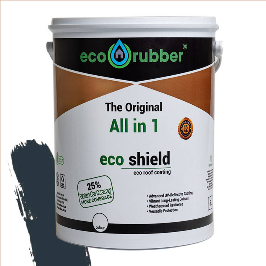 ECO RUBBER - All In 1 Eco Shield Charcoal 5L - ECO RUBBER - All In 1 Eco Shield Charcoal 5L