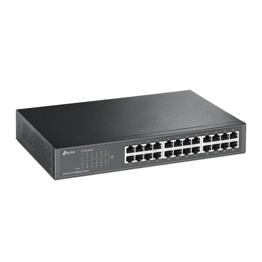 Tp-Link - TL-SF1024D 24-port 10/100Mbps Desktop/Rackmount Switch - Tp-Link - TL-SF1024D 24-port 1...
