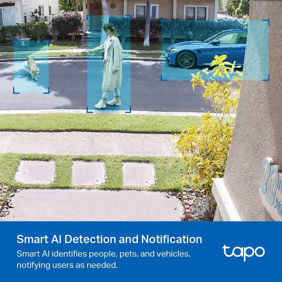Tp-Link - Tapo C420S1 Wire-Free 2K QHD Security Camera with AI Detection - Tp-Link - Tapo C420S1 ...
